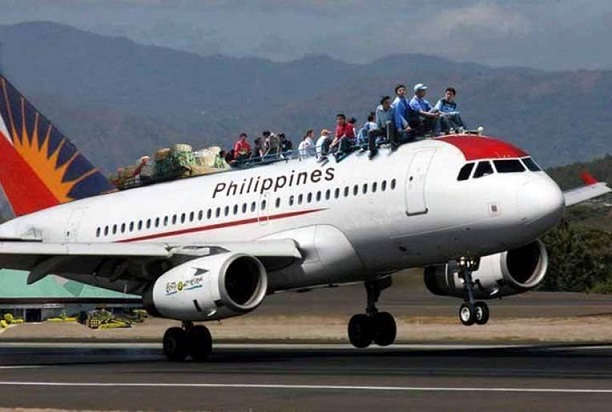 Philippine airlines aka PAL, which is the major Filipino airline carrier
