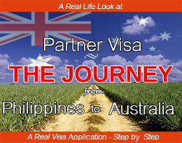 The journey from Philippines to Australia with a partner visa